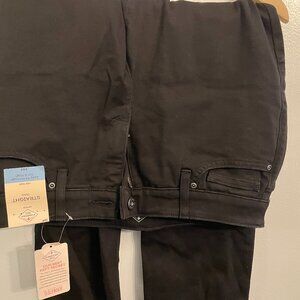 Women's black St. Johns Bay straight leg jeans